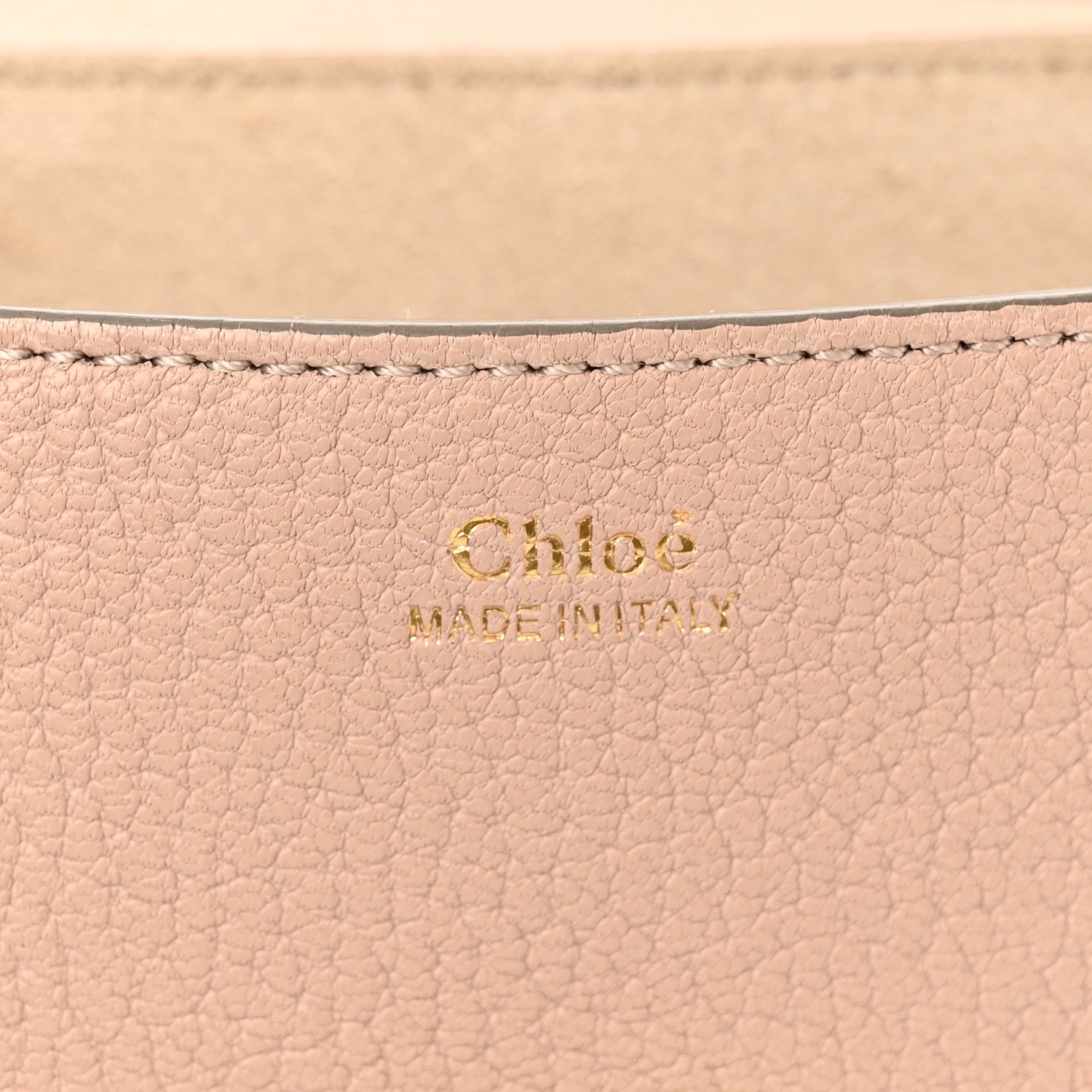 Chloe Grained Lambskin Mini Drew Shoulder Bag Cement Pink 5 of 9