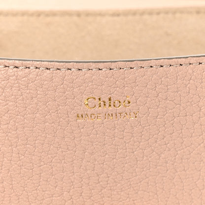 Chloe Grained Lambskin Mini Drew Shoulder Bag Cement Pink 5 of 9