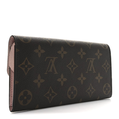 Louis Vuitton Monogram Emilie Wallet Rose Ballerine 3 of 7