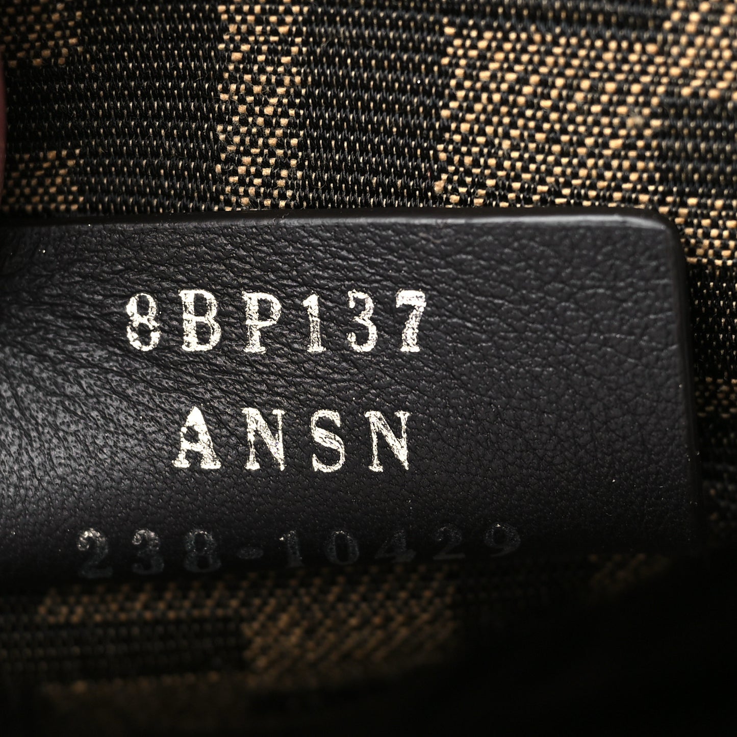 Patent Midi Fendi First Caramello