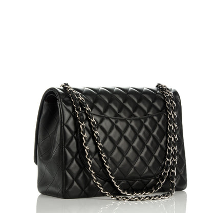 Chanel Lambskin Quilted Maxi Double Flap Black 4 of 9