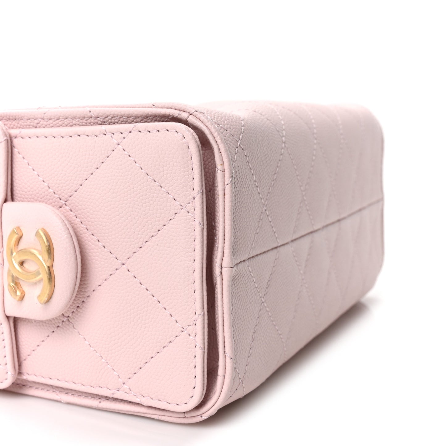 Caviar Quilted Mini Chanel 25 Handbag Light Pink