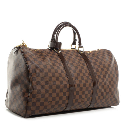 Louis Vuitton Damier Ebene Keepall 50 3 of 7