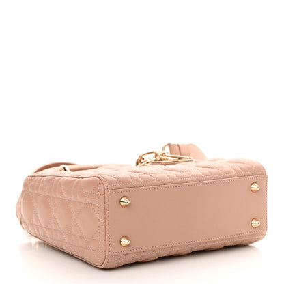 Christian Dior Lambskin Cannage Small My ABC Dior Lady Dior Rose Des Vents 4 of 11