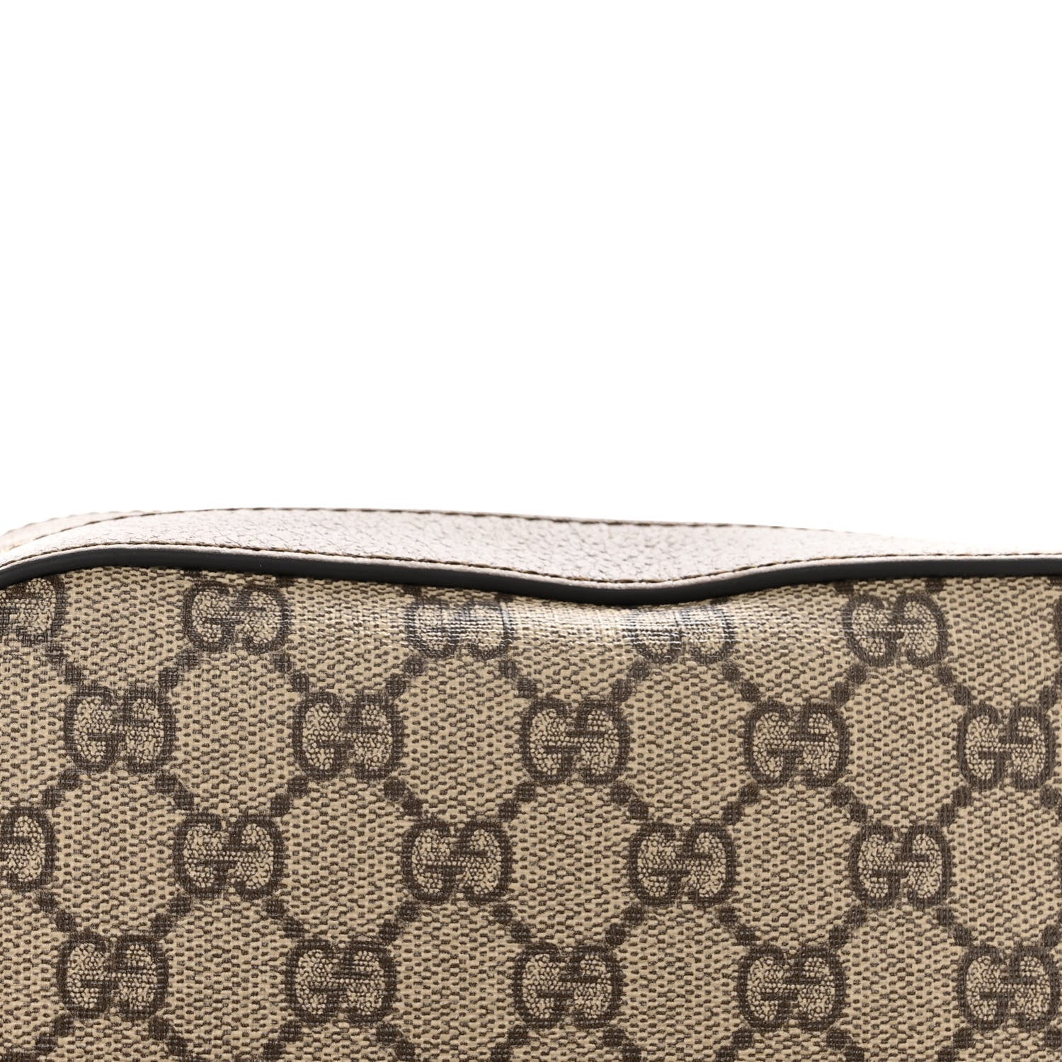 Gucci GG Supreme Monogram Web Neo Vintage Shoulder Bag Beige New Acero Crop 11 of 11