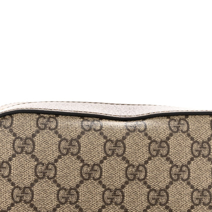 Gucci GG Supreme Monogram Web Neo Vintage Shoulder Bag Beige New Acero Crop 11 of 11