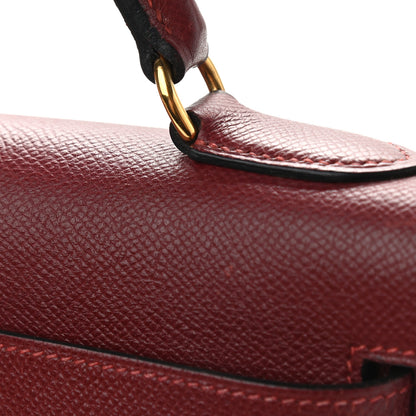Hermes Epsom Kelly Sellier 32 Rouge H 16 of 22