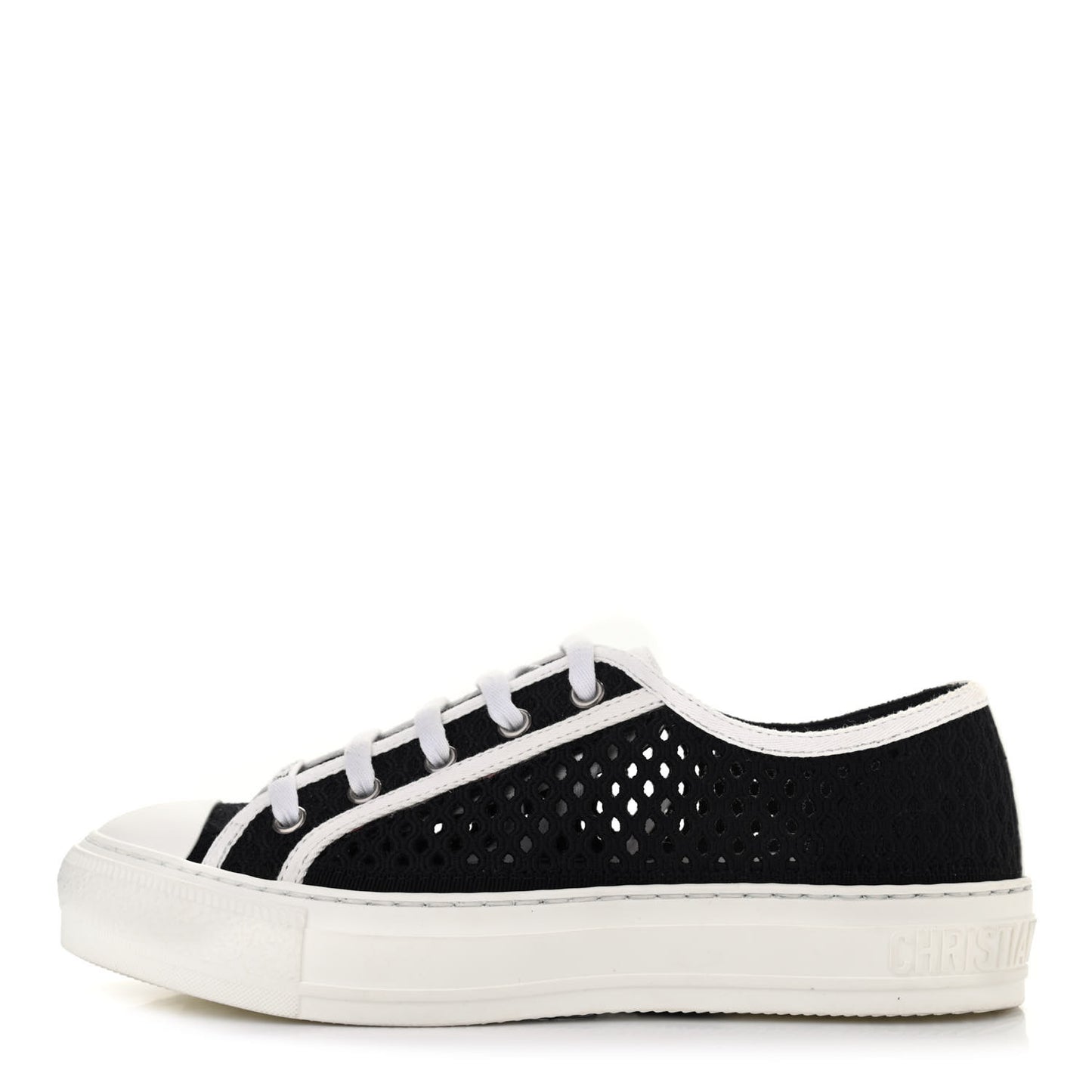 Mesh Walk'n Dior Low Top Sneakers 37 Black