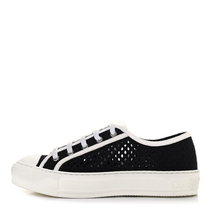 Christian Dior Mesh Walk'n Dior Low Top Sneakers 37 Black 1 of 4