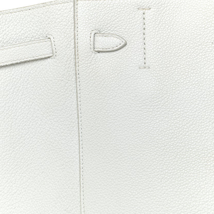Celine Soft Grained Calfskin Small Belt Cabas Light Grey 14 of 18