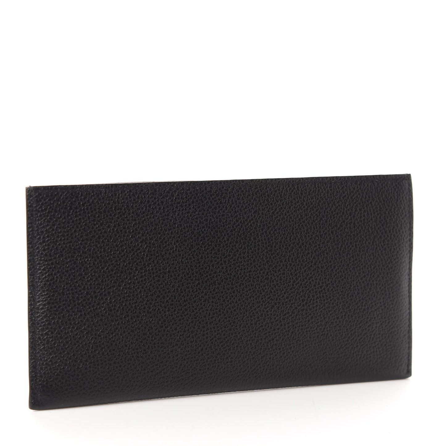 Calfskin Felicie Chain Wallet Card Holder Insert Black