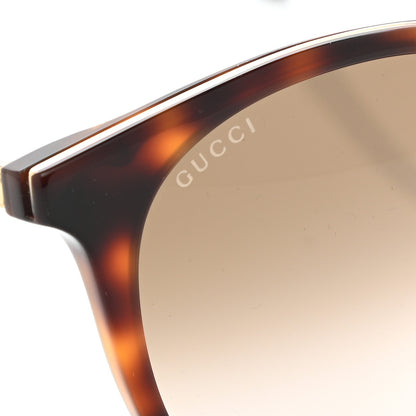 Gucci Acetate Web Sunglasses GG0204SK Tortoise 7 of 8