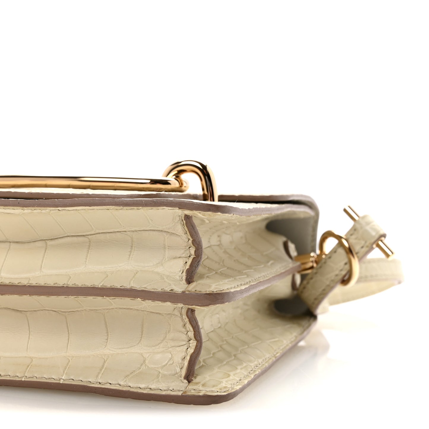 Matte Alligator Mini Sac Roulis Beton