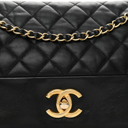 Chanel Calfskin Quilted Jumbo Soft Elegance Flap Black 6 of 10