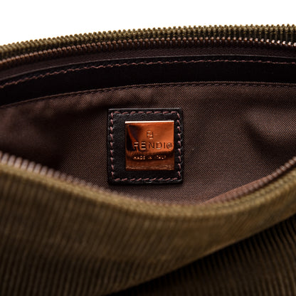 Fendi Corduroy Baguette Brown 8 of 9
