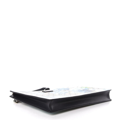 Gucci GG Supreme Monogram Blooms Medium Documents Holder Beige Blue Black 4 of 8