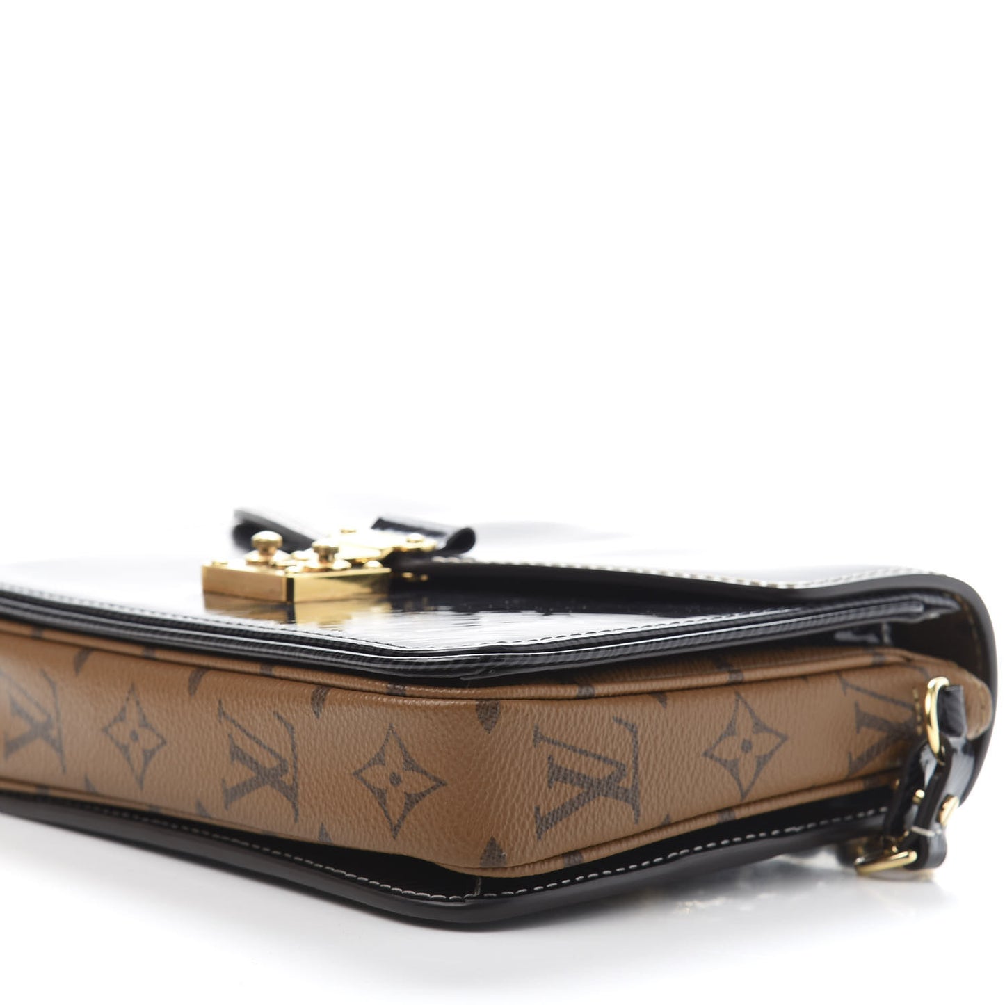 Shiny Epi Reverse Monogram Pochette Metis Mini Marine