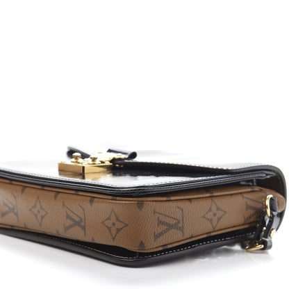 Louis Vuitton Shiny Epi Reverse Monogram Pochette Metis Mini Marine 10 of 14