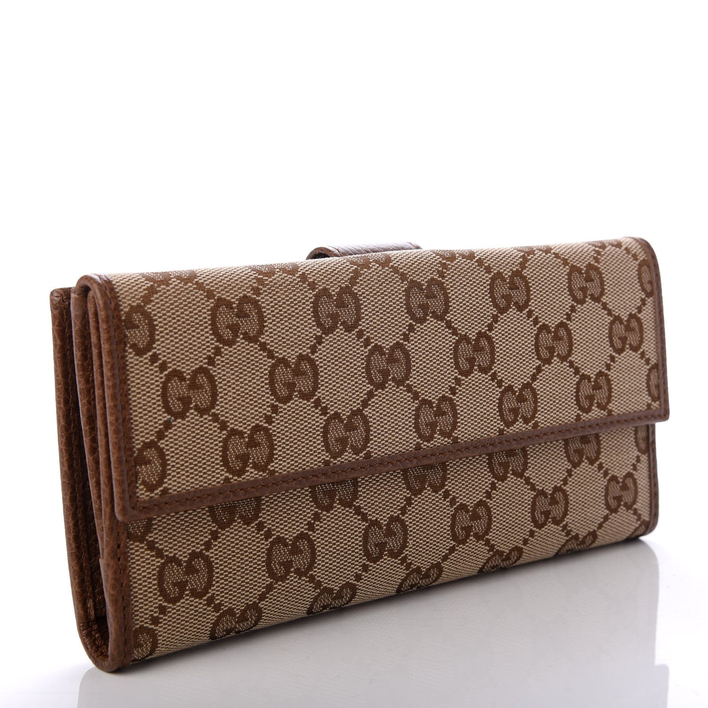 Monogram Continental Flap Wallet Brown