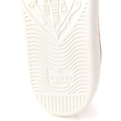 Gucci GG Supreme Monogram Strawberry Web Womens Ace Sneakers 37 Beige Multicolor Red Green 9 of 10
