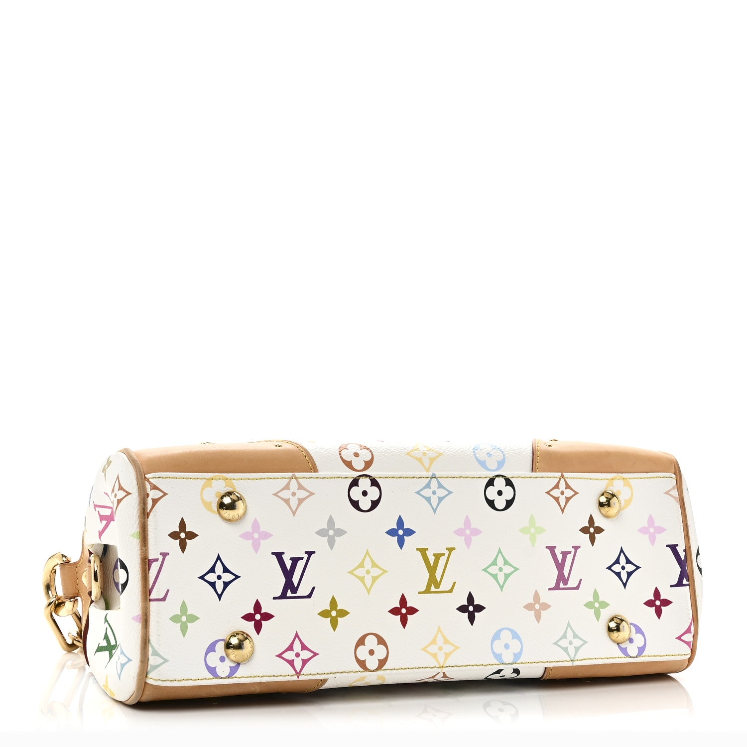 Louis Vuitton Monogram Multicolor Beverly MM White 4 of 9