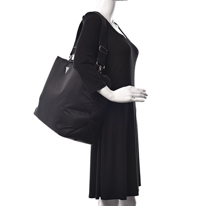 Prada Tessuto Nylon Vela Shopping Tote Black 2 of 10