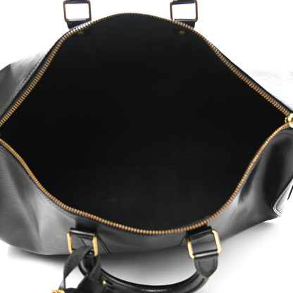 Louis Vuitton Epi Keepall 45 Black 5 of 20
