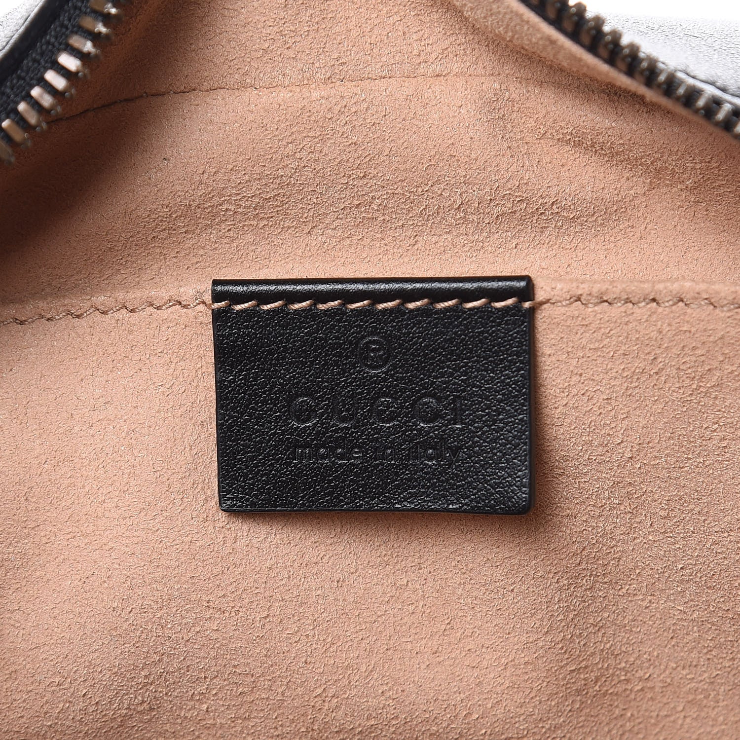 Gucci Calfskin Matelasse Small GG Marmont Chain Shoulder Bag Black 6 of 10