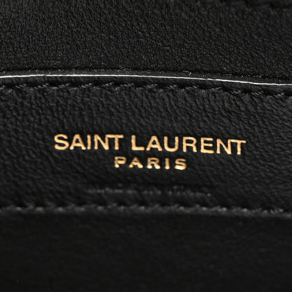 Saint Laurent Sheepskin Matelasse Chevron Monogram Medium College Bag Crema Soft 6 of 10