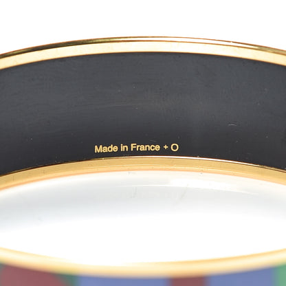 Hermes Enamel Printed Wide Capitales Bracelet 70 5 of 6