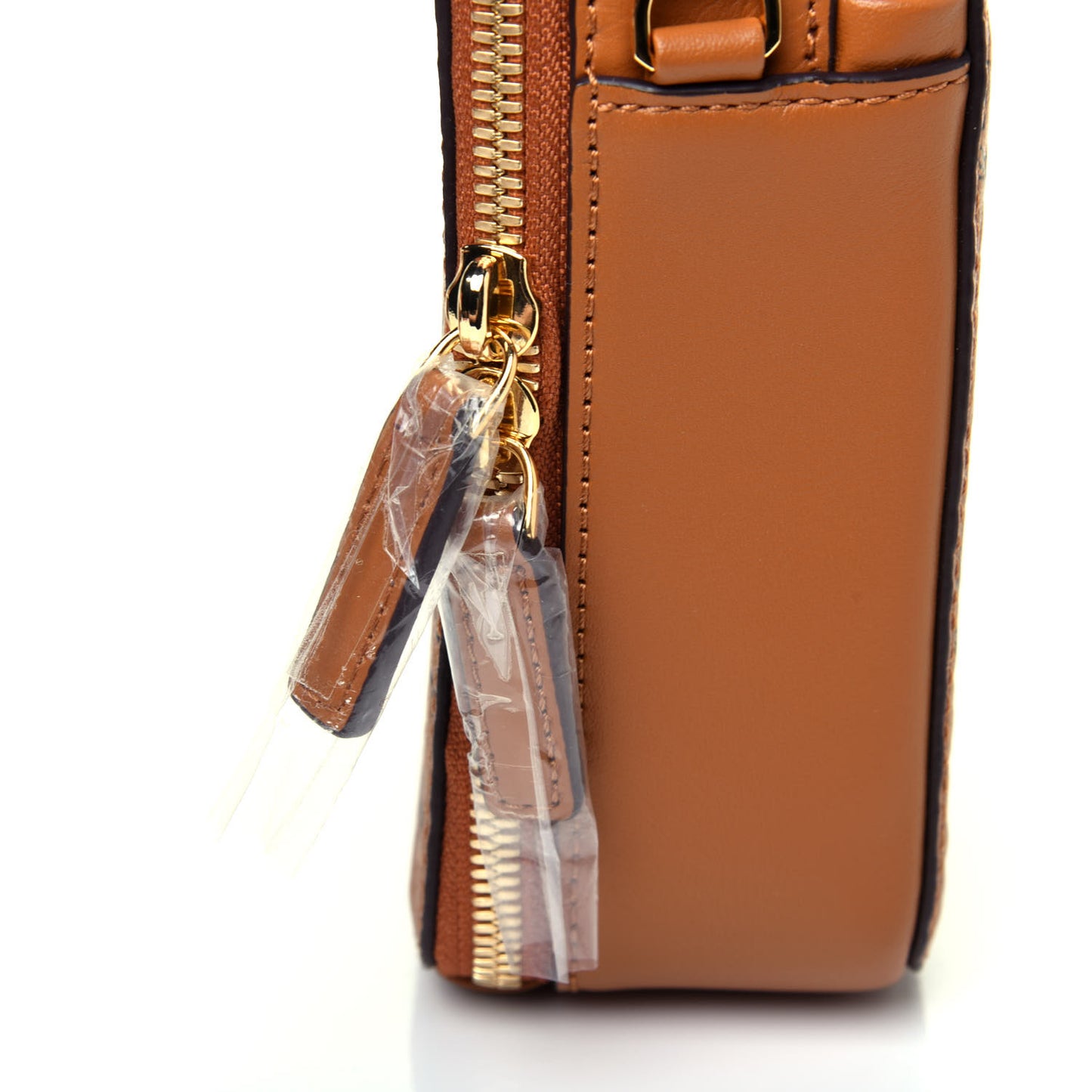 Visetos Crossbody Camera Bag Cognac