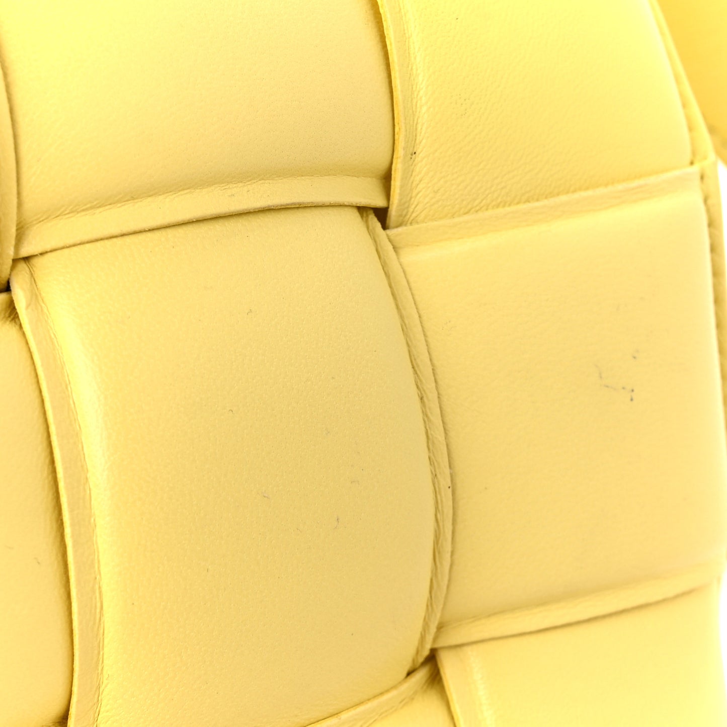 Nappa Maxi Intreccio Padded Cassette Crossbody Bag Sherbet