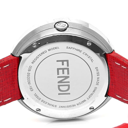 Fendi Stainless Steel Calfskin 36mm My Way Quartz Watch Red 4 of 5