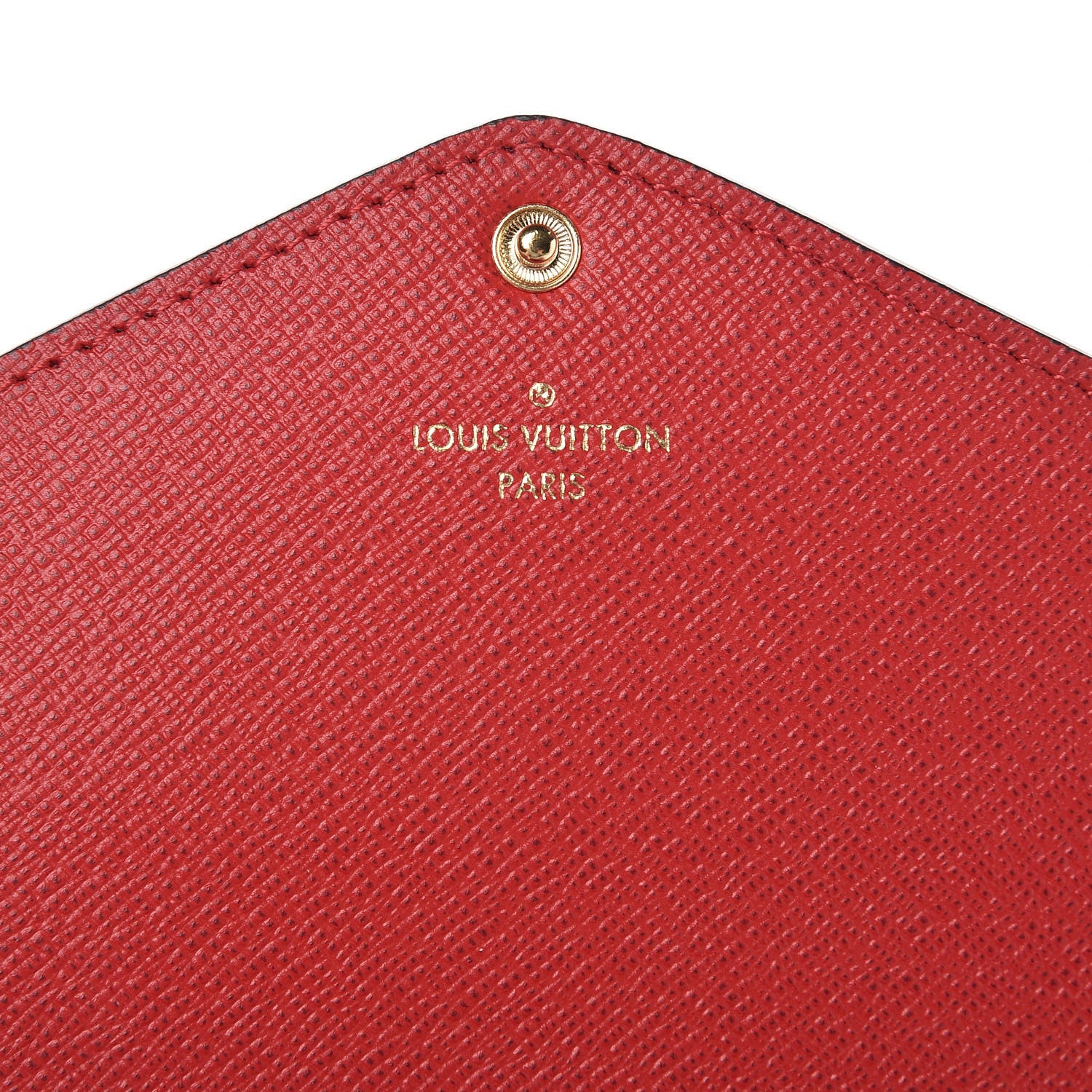 Louis Vuitton Damier Ebene Josephine Wallet Red 7 of 9