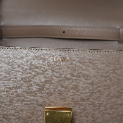 Celine Liege Calfskin Medium Classic Box Flap Bag Taupe 7 of 14