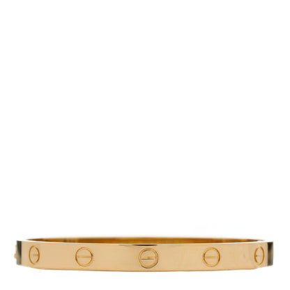 Cartier 18K Yellow Gold LOVE Single Screw Bracelet 17 2 of 7
