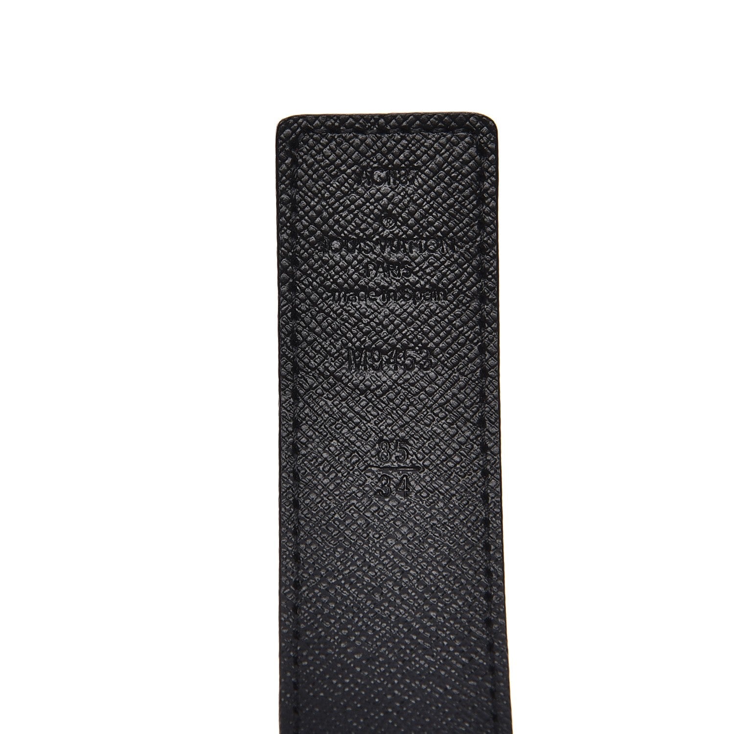Louis Vuitton Calfskin Monogram 30mm LV Initiales Reversible Belt 85 34 Black 5 of 6