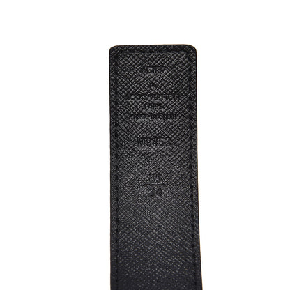 Louis Vuitton Calfskin Monogram 30mm LV Initiales Reversible Belt 85 34 Black 5 of 6