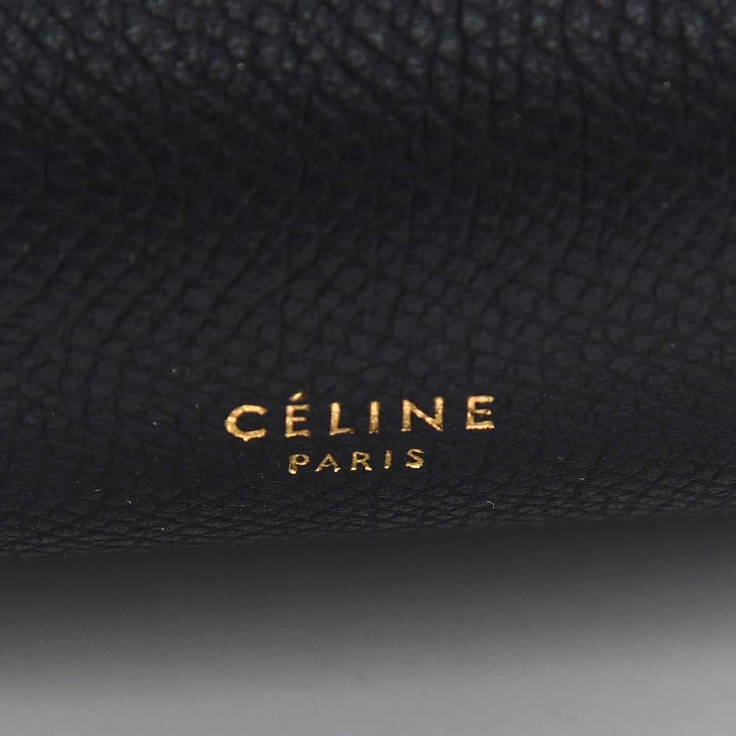 Grained Calfskin Small Belt Bag Black