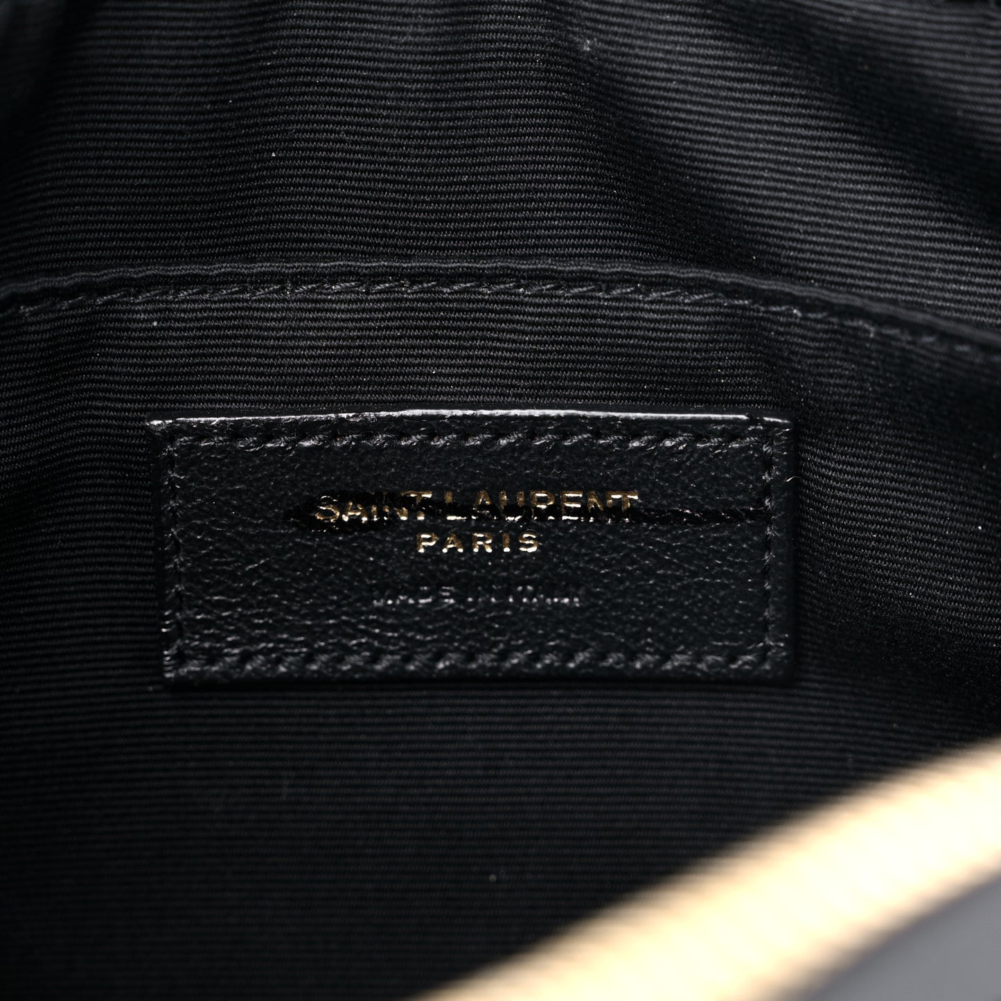 Calfskin Matelasse Monogram Lou Camera Bag Black