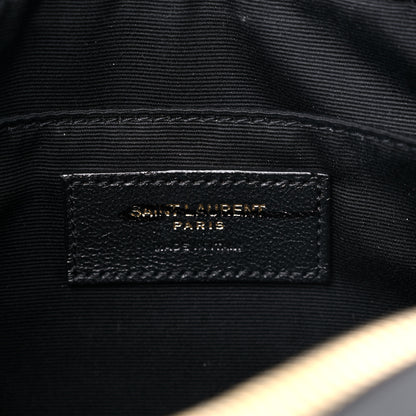 Saint Laurent Calfskin Matelasse Monogram Lou Camera Bag Black 6 of 10