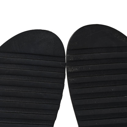 Louis Vuitton Monogram Denim Paseo Flat Comfort Sandals 37 Navy Blue 8 of 8
