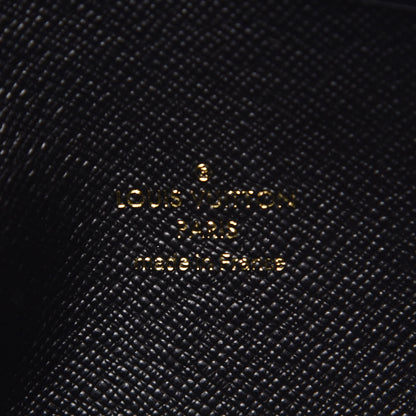 Louis Vuitton Monogram Triangle Chain Wallet Black 6 of 6