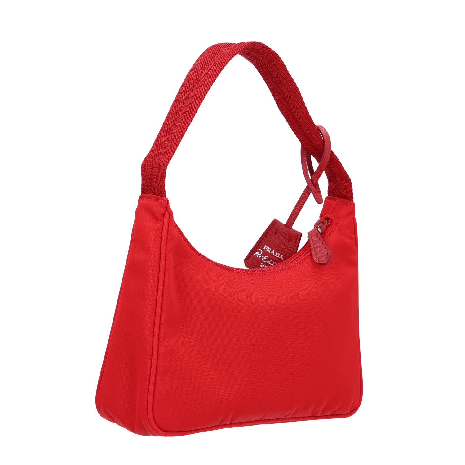 Prada Tessuto Nylon Mini Re-Edition 2000 Bag Rosso 3 of 11