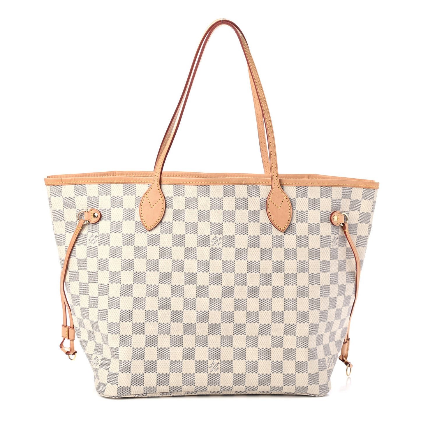 Damier Azur Neo Neverfull MM Rose Ballerine