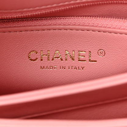 Chanel Lambskin Quilted Small Trendy CC Flap Dual Handle Bag Light Pink 6 of 16