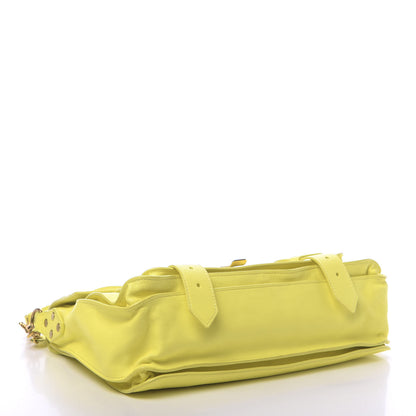 Proenza Schouler Lambskin Medium PS1 Satchel Citron 4 of 10