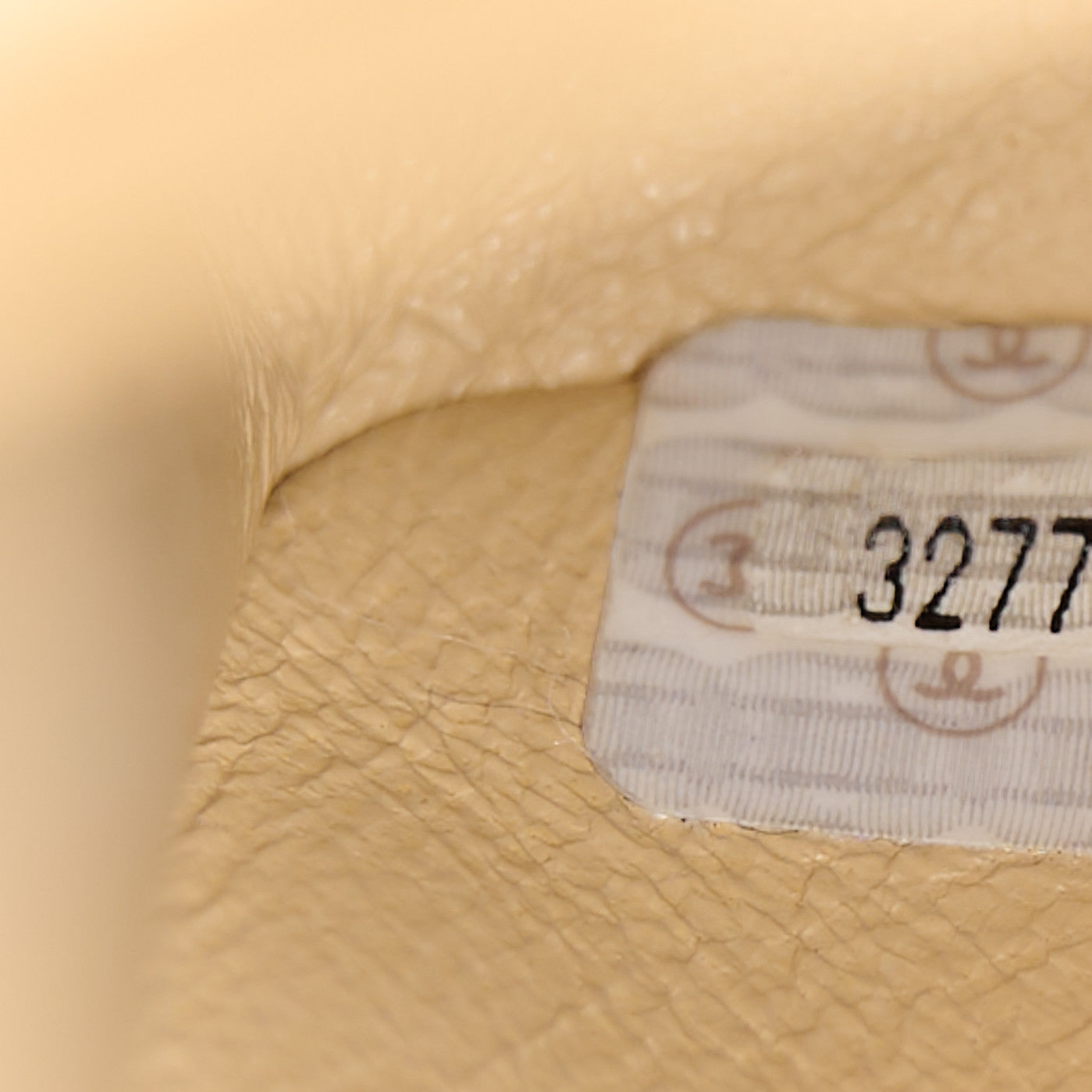 Lambskin Quilted Medium Double Flap Beige