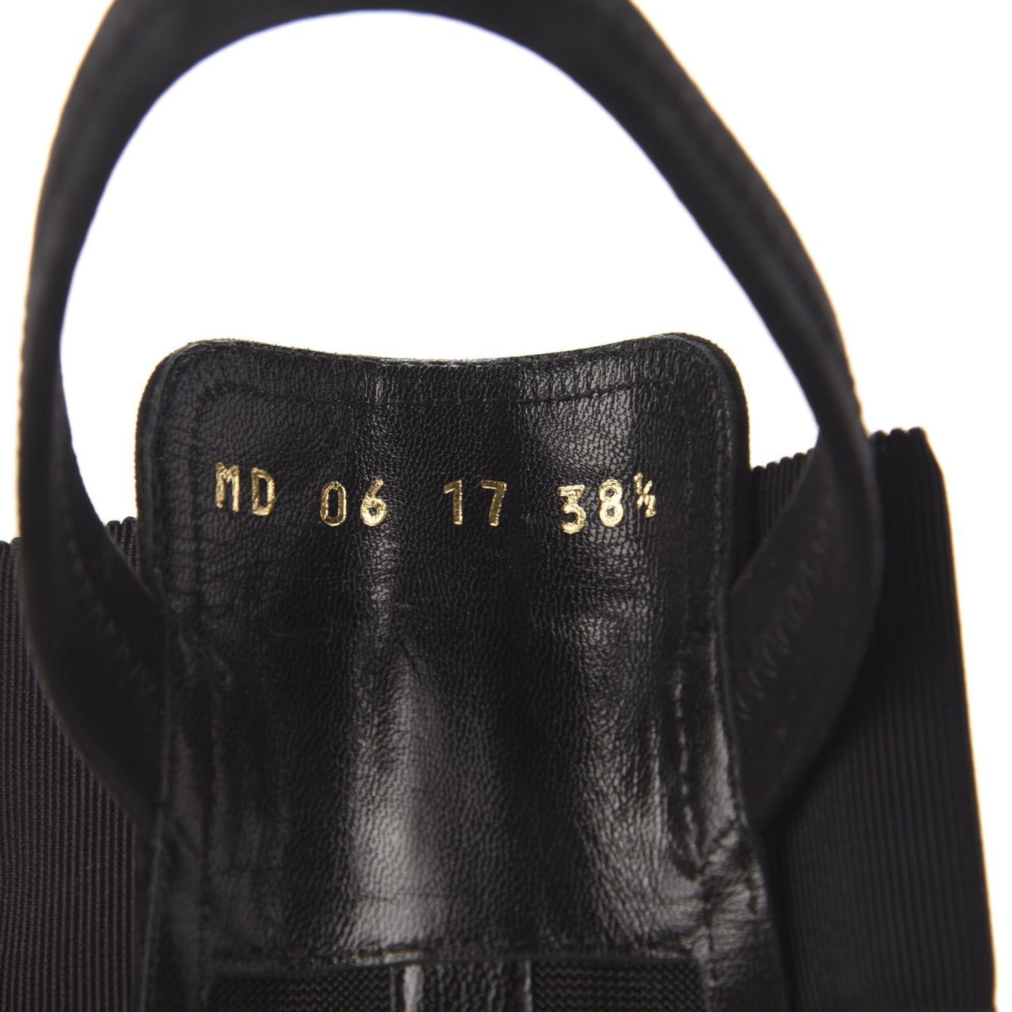 Suede Mesh Couture Pumps 38.5 Black