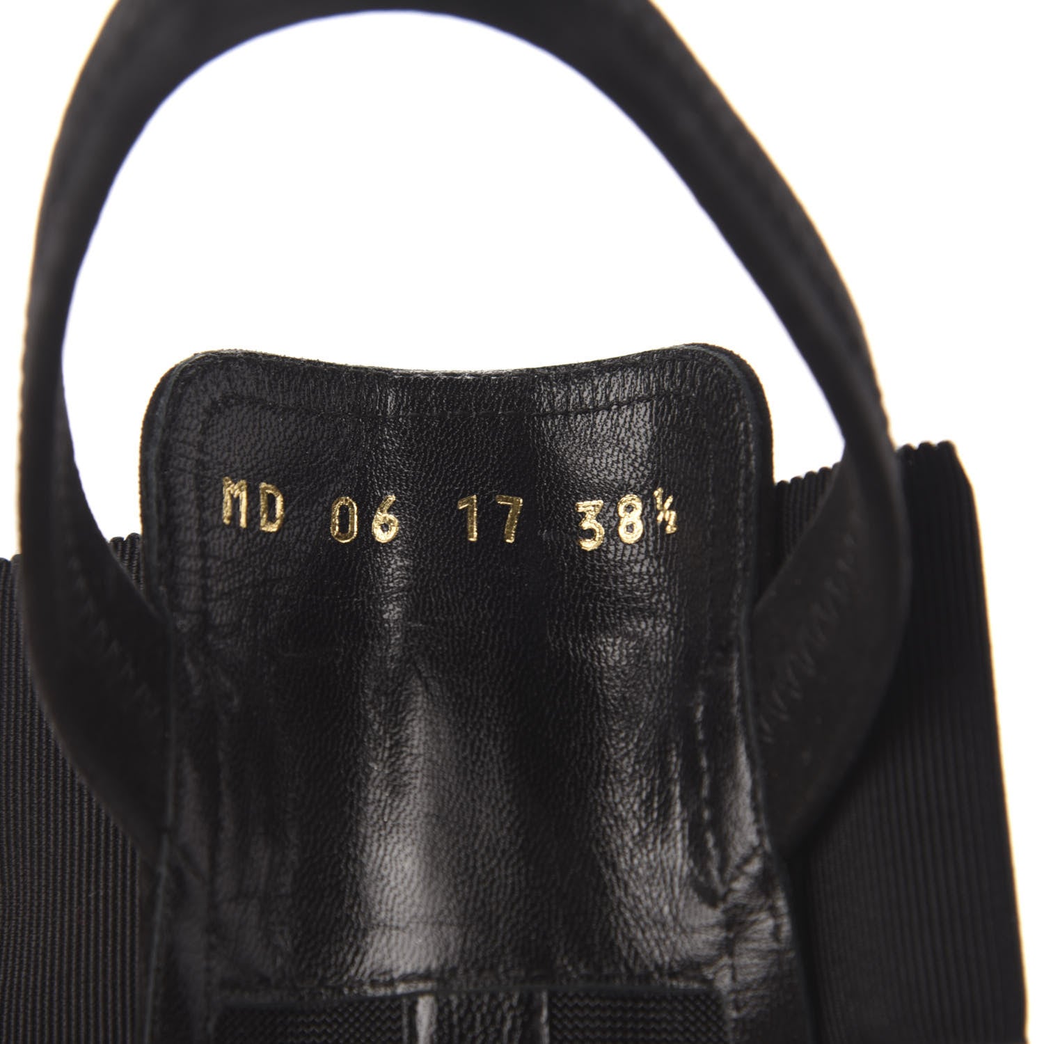Christian Dior Suede Mesh Couture Pumps 38.5 Black 8 of 9